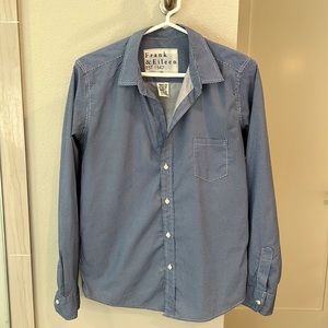 Frank and Eileen blue shirt. Barry style size Medium